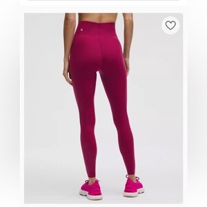 New Lululemon Glow Up™ Super-High-Rise Tight 28" size 8 pink